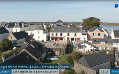 France 3 Bretagne – Vues aériennes pour les 80 ans de la Libération de la poche de Lorient