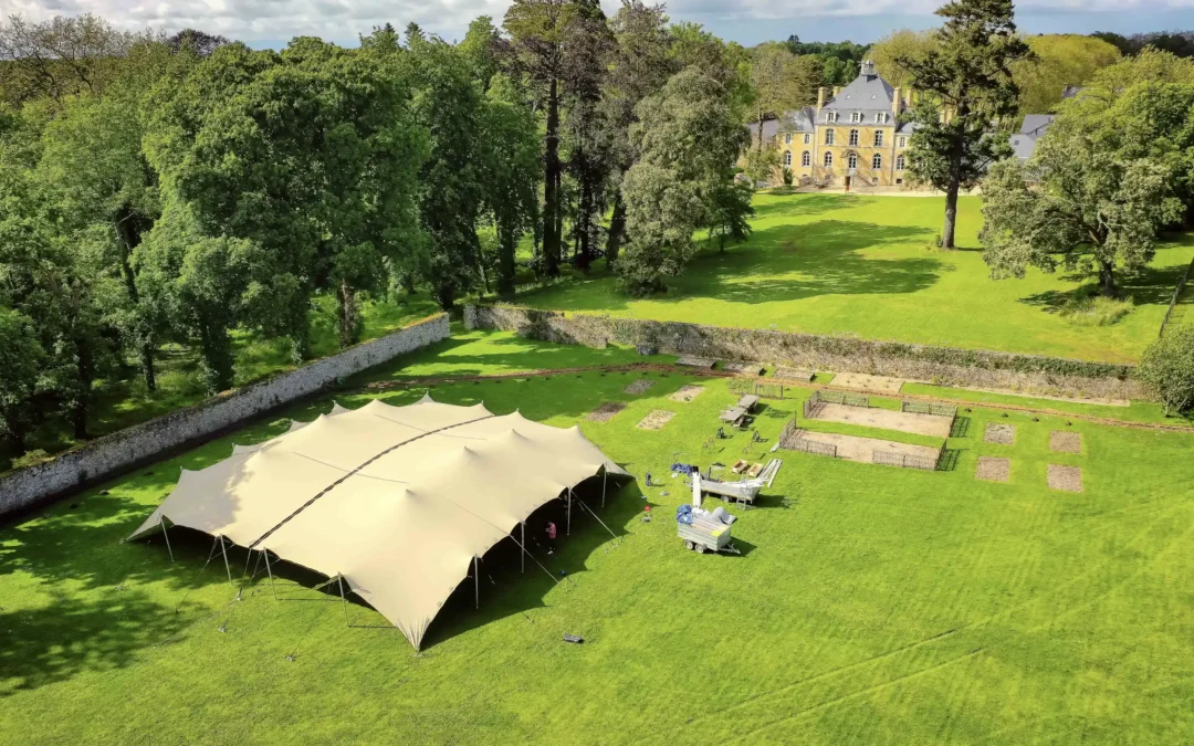 Valorisez votre projet avec une vidéo de suivi d’installation d’une tente pour Structures Éphémères au Domaine Le Mezo